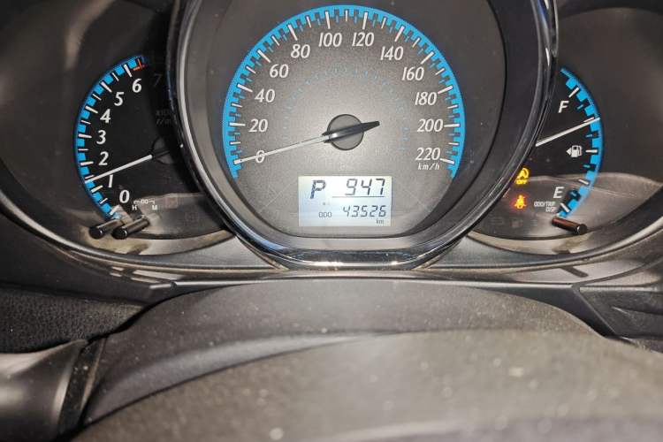 Used Toyota YARiS L Zhi Xiang 2019 1.5E CVT Dynamic Edition China VI compliant Odometer Close Up