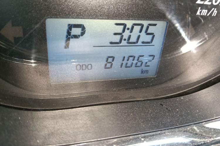 Used Toyota YARiS L Zhi Xiang 2019 1.5E CVT Dynamic Edition China VI compliant Odometer Close Up