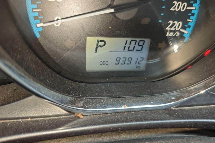 Used Toyota YARiS L Zhi Xiang 2019 1.5E CVT Dynamic Edition China VI compliant Odometer Close Up