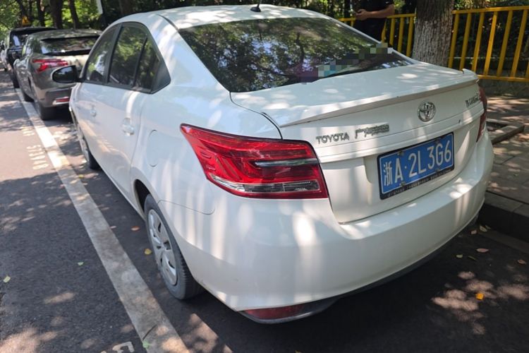 Used Toyota YARiS L Zhi Xiang 2019 1.5E CVT Dynamic Edition China VI compliant Rear Left 45 Deg