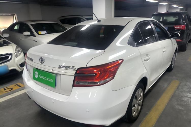 Used Toyota YARiS L Zhi Xiang 2019 1.5E CVT Dynamic Edition China VI compliant Rear Right 45 Deg