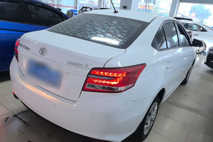Used Toyota YARiS L Zhi Xiang 2019 1.5E CVT Dynamic Edition China VI compliant Rear Right 45 Deg