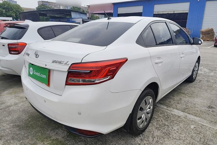 Used Toyota YARiS L Zhi Xiang 2019 1.5E CVT Dynamic Edition China VI compliant Rear Right 45 Deg