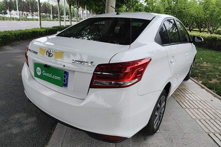 Used Toyota YARiS L Zhi Xiang 2019 1.5E CVT Dynamic Edition China VI compliant Rear Right 45 Deg