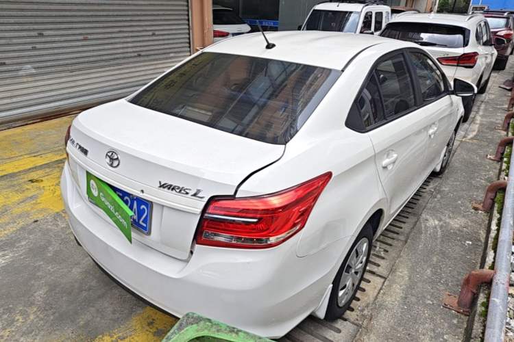 Used Toyota YARiS L Zhi Xiang 2019 1.5E CVT Dynamic Edition China VI compliant Rear Right 45 Deg