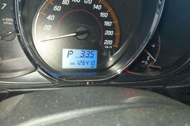 Used Toyota YARiS L Zhi Xiang 2020 1.5L CVT Leading Edition Odometer Close Up
