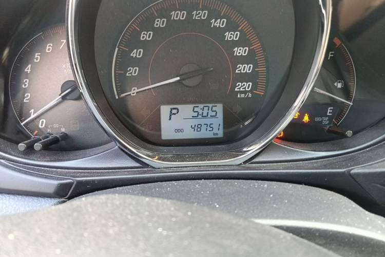Used Toyota YARiS L Zhi Xiang 2020 1.5L CVT Leading Edition Odometer Close Up