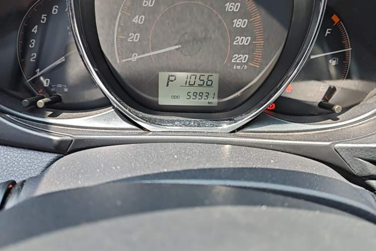 Used Toyota YARiS L Zhi Xiang 2020 1.5L CVT Leading Edition Odometer Close Up