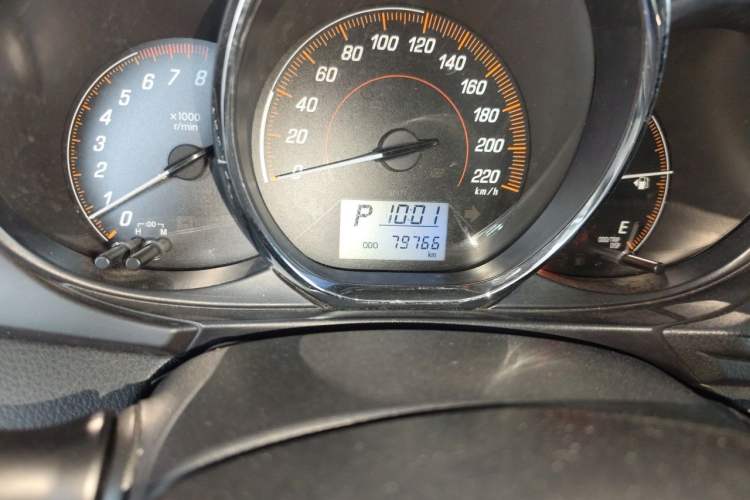 Used Toyota YARiS L Zhi Xiang 2020 1.5L CVT Leading Edition Odometer Close Up