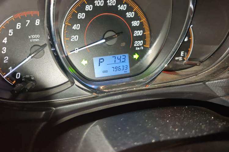Used Toyota YARiS L Zhi Xiang 2020 1.5L CVT Leading Edition Odometer Close Up