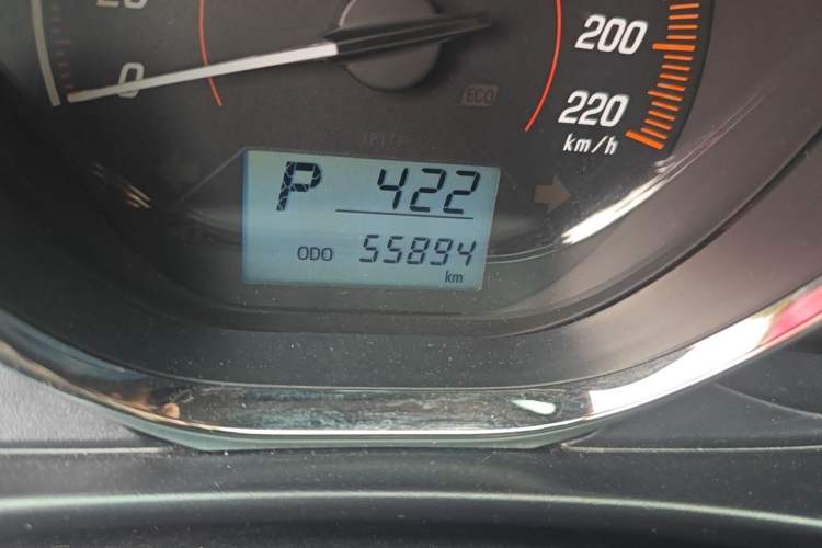 Used Toyota YARiS L Zhi Xiang 2021 1.5L CVT Leading Edition Odometer Close Up