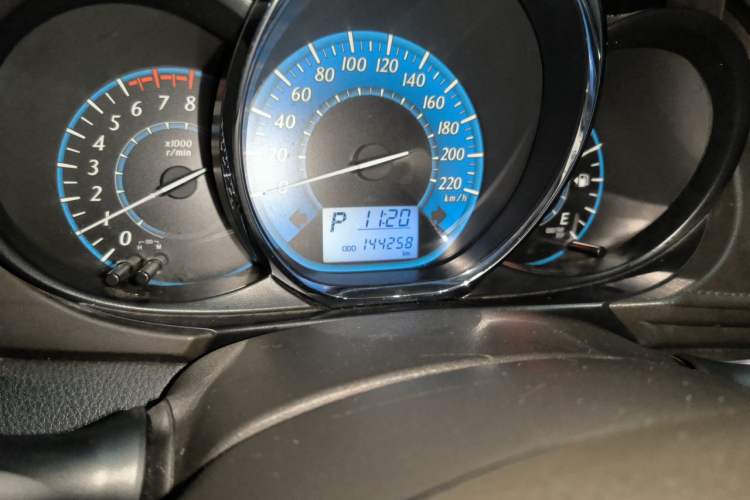 Used Toyota YARiS L Zhi Xuan 2014 1.5G Automatic Xuan Dong Edition Odometer Close Up