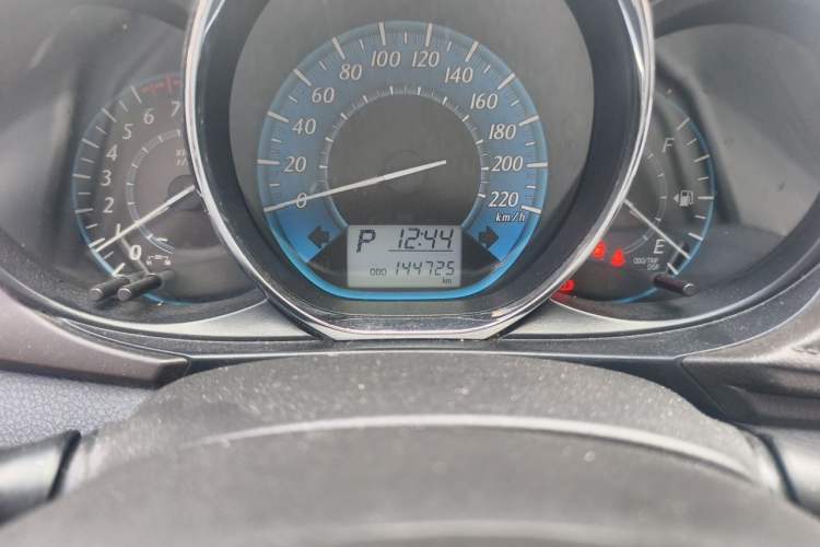 Used Toyota YARiS L Zhi Xuan 2014 1.5G Automatic Xuan Dong Edition Odometer Close Up