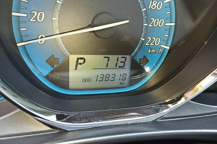 Used Toyota YARiS L Zhi Xuan 2014 1.5G Automatic Xuan Dong Edition Odometer Close Up