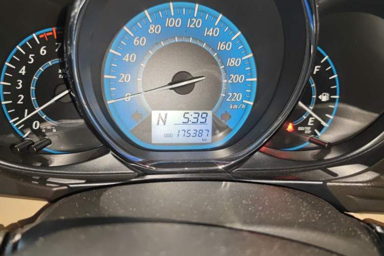 Used Toyota YARiS L Zhi Xuan 2014 1.5G Automatic Xuan Dong Edition Odometer Close Up