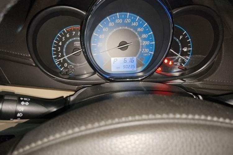 Used Toyota YARiS L Zhi Xuan 2014 1.5G Automatic Xuan Dong Edition Odometer Close Up