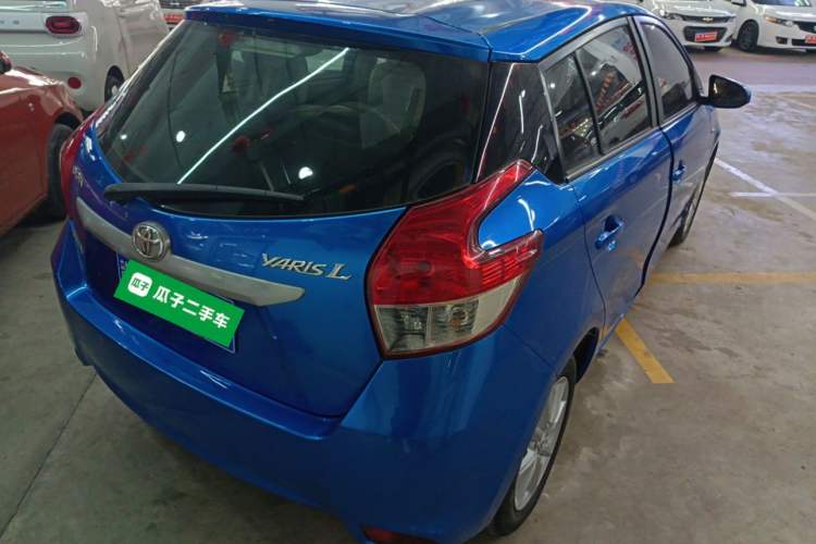 Used Toyota YARiS L Zhi Xuan 2015 1.5G Automatic Xuan Dong Sunroof Special Edition Rear Right 45 Deg