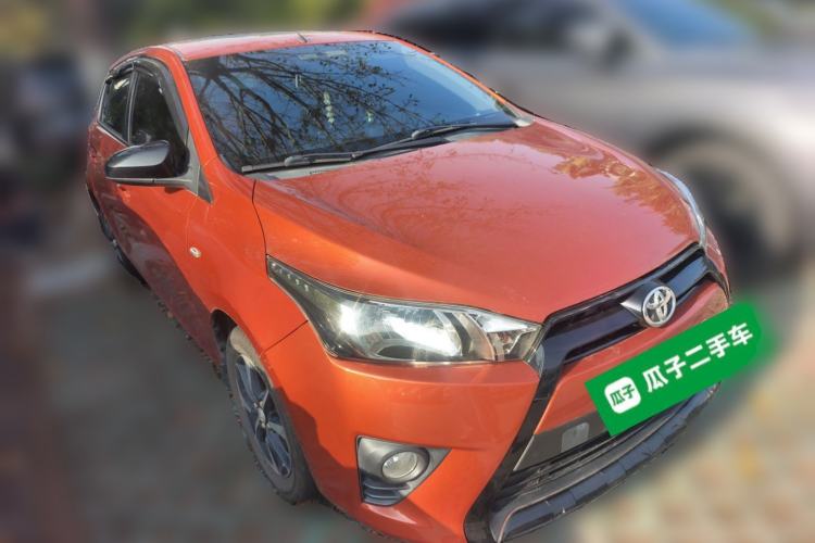 Used Toyota YARiS L Zhi Xuan 2015 1.5G Automatic Orange Limited Edition Front Right 45 Deg