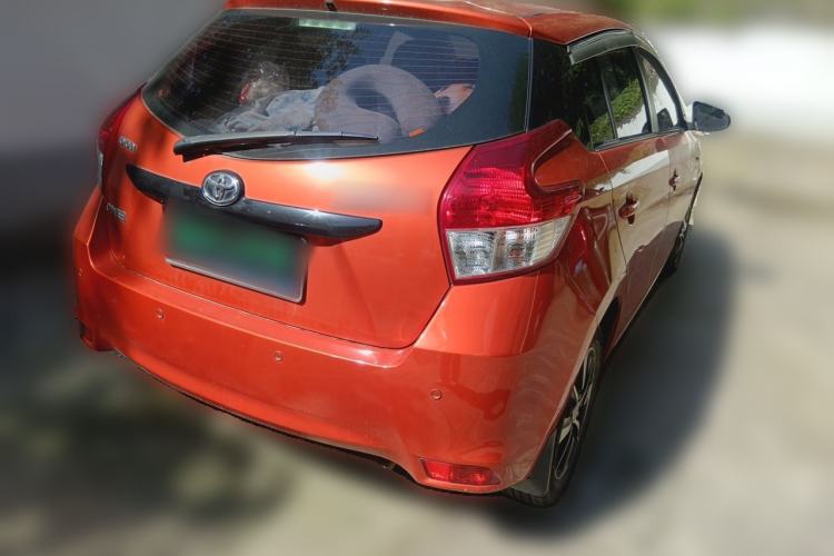 Used Toyota YARiS L Zhi Xuan 2015 1.5G Automatic Orange Limited Edition Rear Right 45 Deg