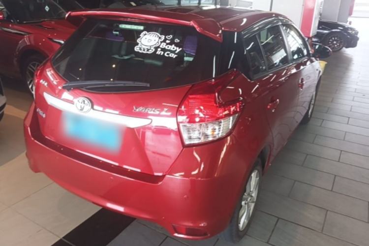 Used Toyota YARiS L Zhi Xuan 2015 1.5G Automatic Xuan Dong Sunroof Special Edition Rear Right 45 Deg