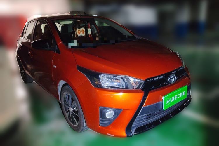 Used Toyota YARiS L Zhi Xuan 2015 1.5G Automatic Orange Limited Edition Front Right 45 Deg