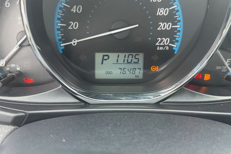 Used Toyota YARiS L Zhi Xuan 2016 Revised 1.5E CVT Charming Edition Odometer Close Up