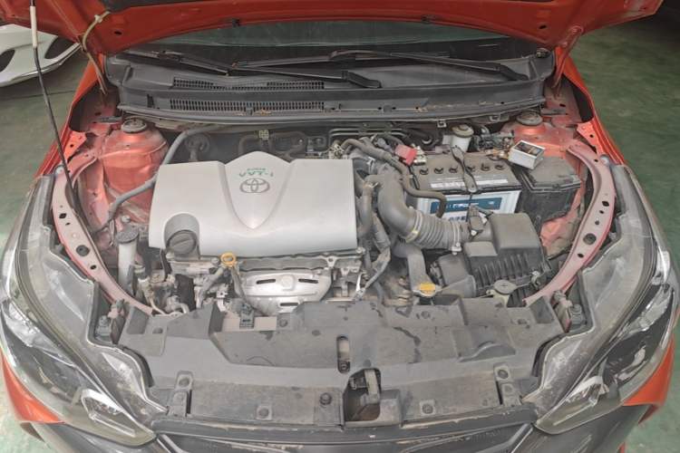 Used Toyota YARiS L Zhi Xuan 2016 Revised 1.5E CVT Charming Edition Engine Bay