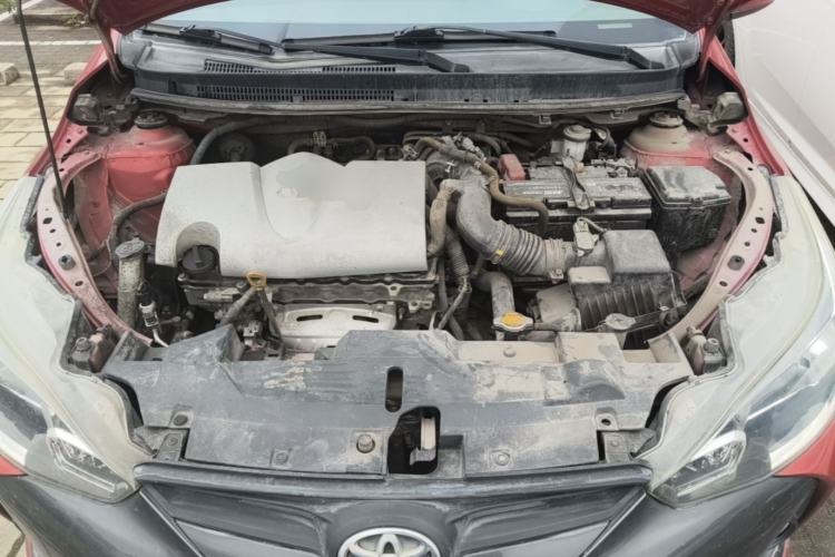 Used Toyota YARiS L Zhi Xuan 2016 Revised Version 1.5G CVT with Dynamic Sunroof Engine Bay