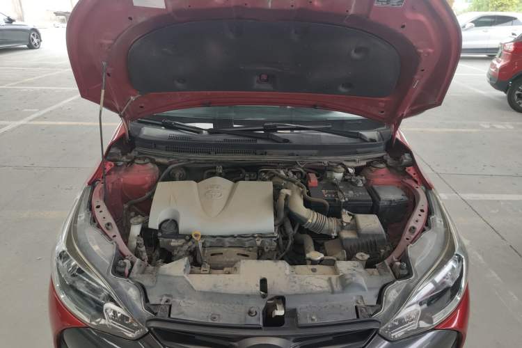 Used Toyota YARiS L Zhi Xuan 2016 Revised 1.5E CVT Charming Edition Engine Bay
