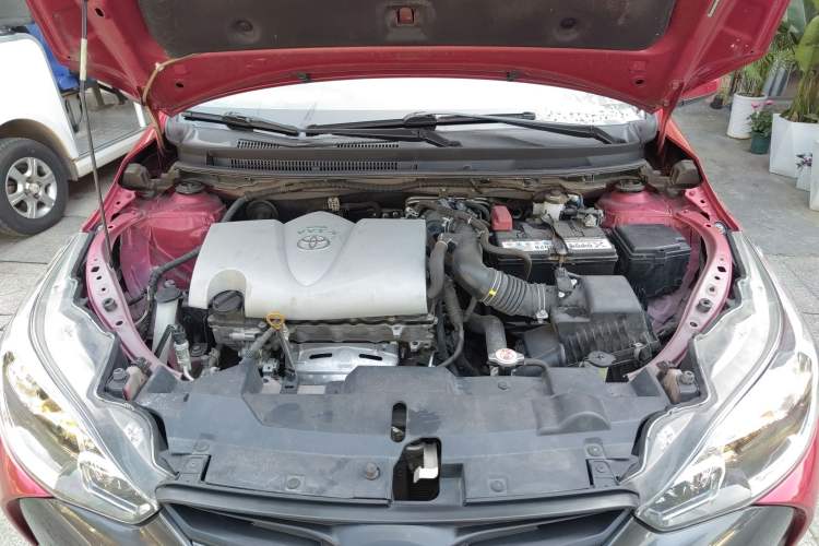 Used Toyota YARiS L Zhi Xuan 2016 Revised 1.5E CVT Charming Edition Engine Bay