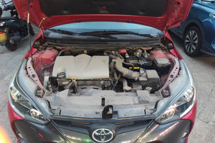 Used Toyota YARiS L Zhi Xuan 2016 Revised Version 1.5G CVT with Dynamic Sunroof Engine Bay