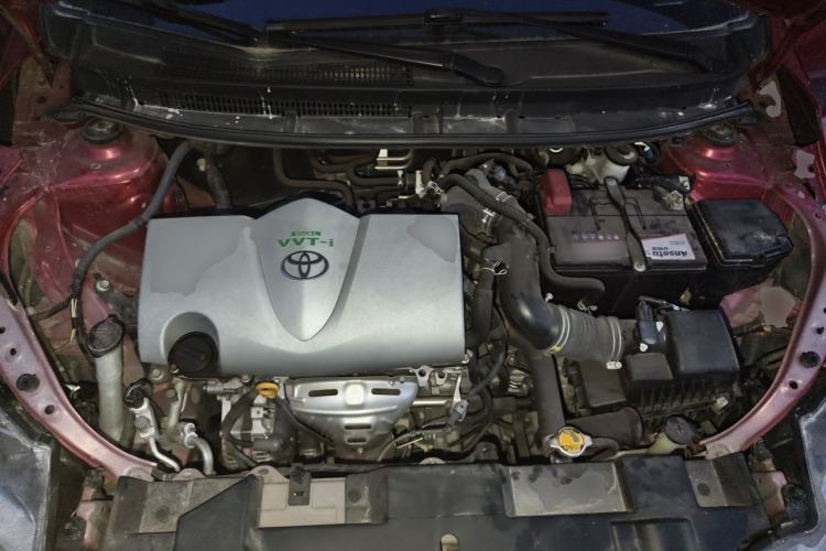 Used Toyota YARiS L Zhi Xuan 2016 Revised Version 1.5G CVT with Dynamic Sunroof Engine Bay