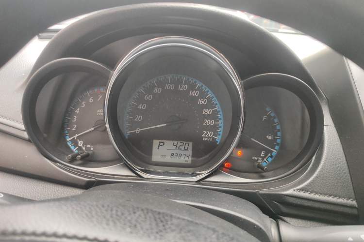 Used Toyota YARiS L Zhi Xuan 2016 Revised 1.5E CVT Charming Edition Odometer Close Up