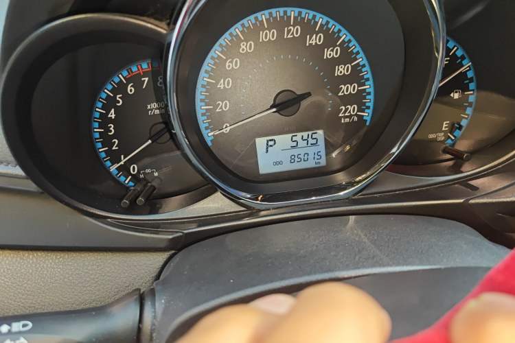 Used Toyota YARiS L Zhi Xuan 2016 Revised 1.5E CVT Charming Edition Odometer Close Up