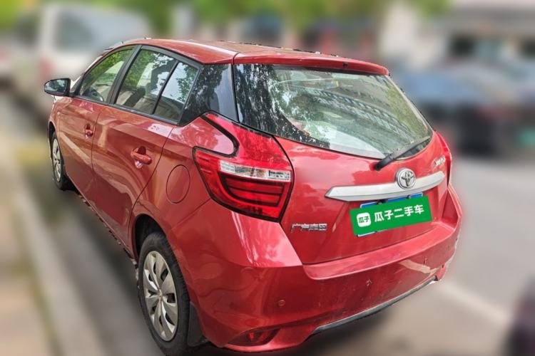 Used Toyota YARiS L Zhi Xuan 2016 Revised 1.5E CVT Charming Edition Rear Left 45 Deg