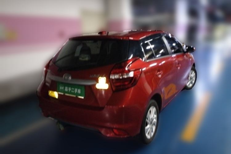 Used Toyota YARiS L Zhi Xuan 2016 Revised Version 1.5G CVT with Dynamic Sunroof Rear Right 45 Deg