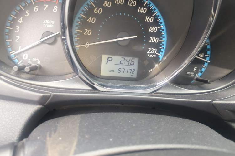 Used Toyota YARiS L Zhi Xuan 2016 Revised 1.5E CVT Charming Edition Odometer Close Up