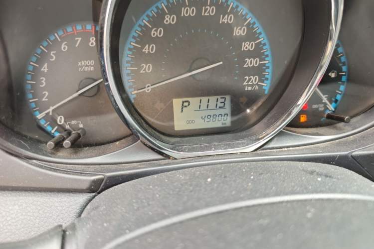 Used Toyota YARiS L Zhi Xuan 2016 Revised 1.5E CVT Charming Edition Odometer Close Up