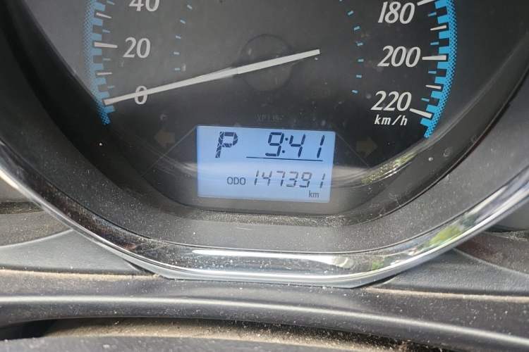 Used Toyota YARiS L Zhi Xuan 2016 Revised 1.5E CVT Charming Edition Odometer Close Up