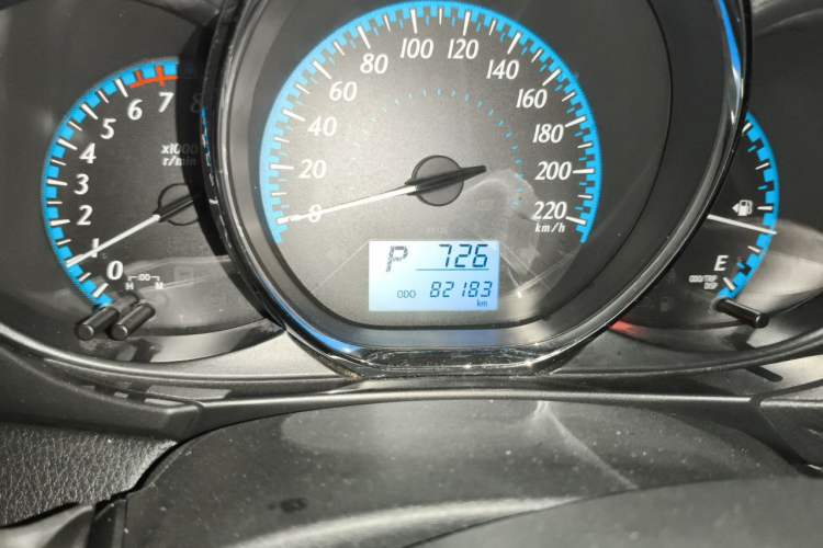 Used Toyota YARiS L Zhi Xuan 2016 Revised 1.5E CVT Charming Edition Odometer Close Up