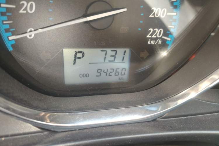 Used Toyota YARiS L Zhi Xuan 2016 Revised 1.5E CVT Charming Edition Odometer Close Up