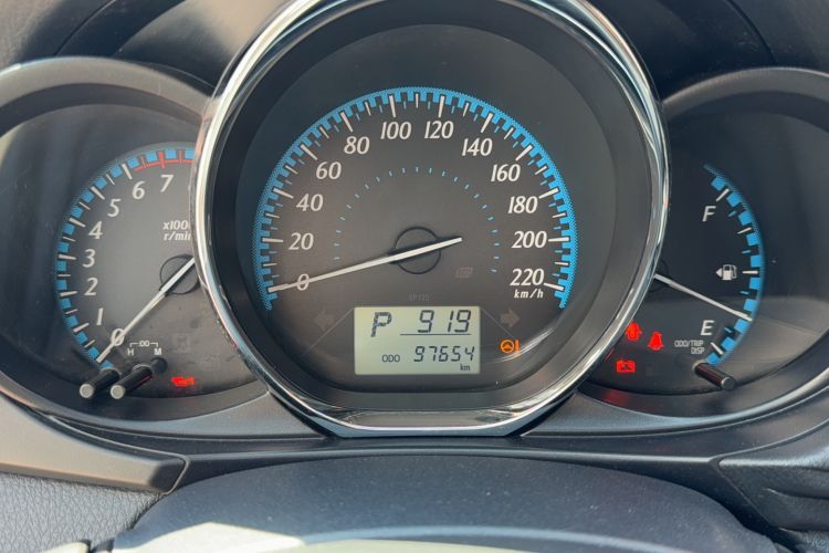 Used Toyota YARiS L Zhi Xuan 2016 Revised 1.5E CVT Charming Edition Odometer Close Up