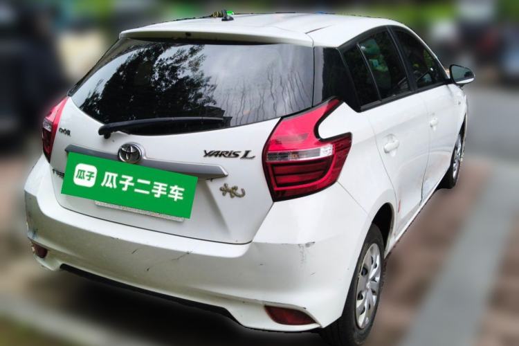 Used Toyota YARiS L Zhi Xuan 2016 Revised 1.3E Manual – Charming Edition Rear Right 45 Deg