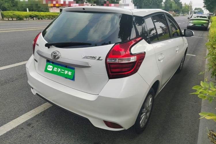 Used Toyota YARiS L Zhi Xuan 2016 Revised 1.5E CVT Charming Edition Rear Right 45 Deg