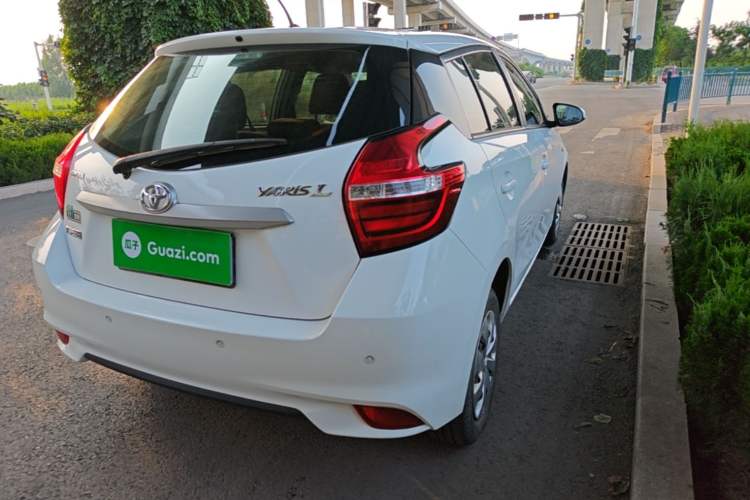 Used Toyota YARiS L Zhi Xuan 2016 Revised 1.3E Manual – Charming Edition Rear Right 45 Deg