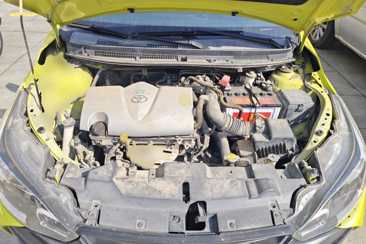 Used Toyota YARiS L Zhi Xuan 2016 Revised Version 1.5G CVT with Dynamic Sunroof Engine Bay
