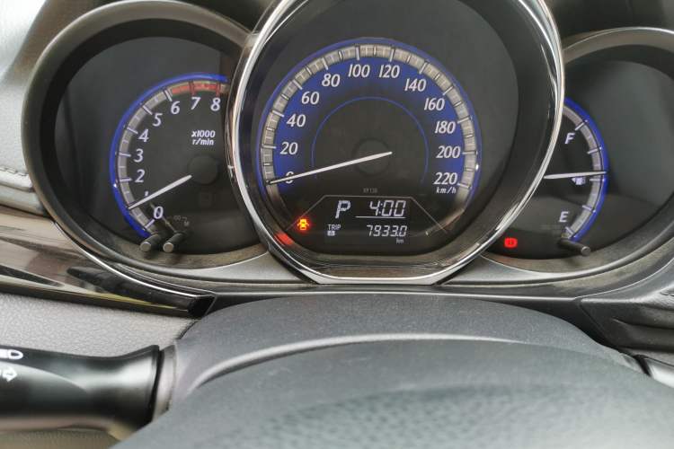 Used Toyota YARiS L Zhi Xuan 2016 Revised 1.5 GS CVT Agile Edition Odometer Close Up