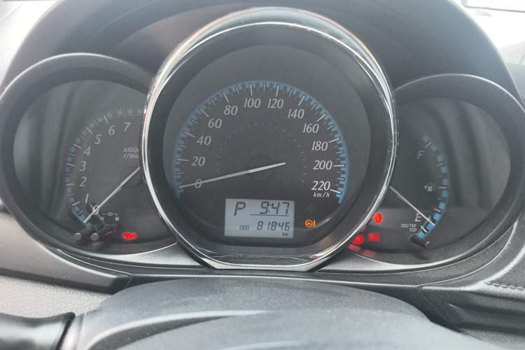 Used Toyota YARiS L Zhi Xuan 2016 Revised 1.5E CVT Charming Edition Odometer Close Up