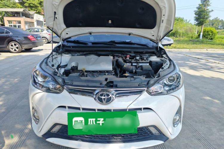 Used Toyota YARiS L Zhi Xuan 2017 1.5G CVT JingSu Model with Upgraded Sunroof Engine Bay