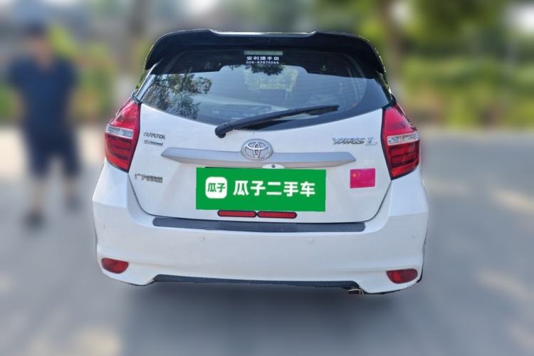 Used Toyota YARiS L Zhi Xuan 2017 1.5G CVT JingSu Model with Upgraded Sunroof Rear